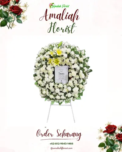 Krans Bunga Duka Cita di Ambal